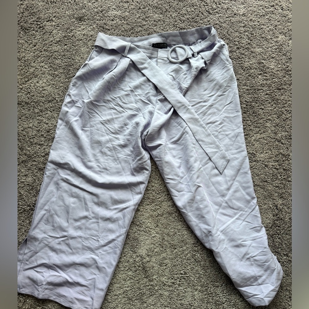 ￼eloquii trousers - lavender